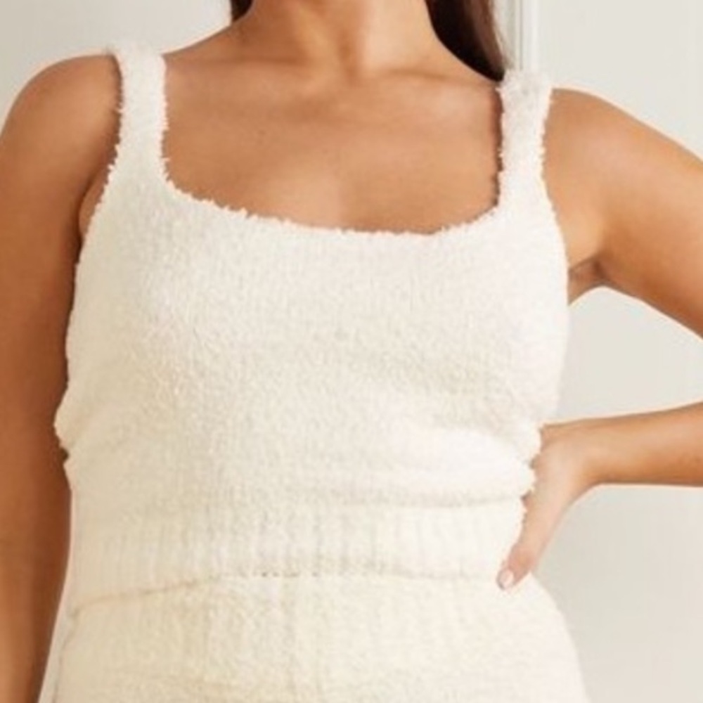SKIMS Cozy Knit Tank Women 2X/3X Cream